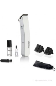 Nova Smart Cordless NHT 1046 Trimmer For Men(White)